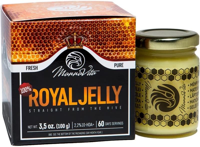 Gelée royale crue 100 % – 2,2 % de 10-HDA