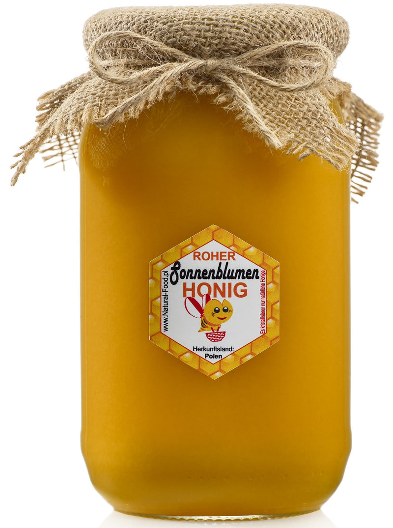 Miel de tournesol – miel cru directement de l'apiculteur
